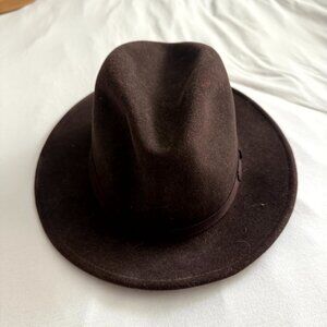 Country Gentleman Brown Felt Fedora Hat 🤎